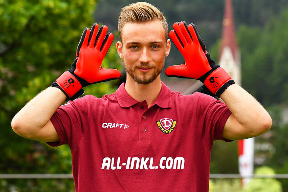 Tim Boss ist bereit. Er kämpft um den Stammplatz im Dynamo-Tor!