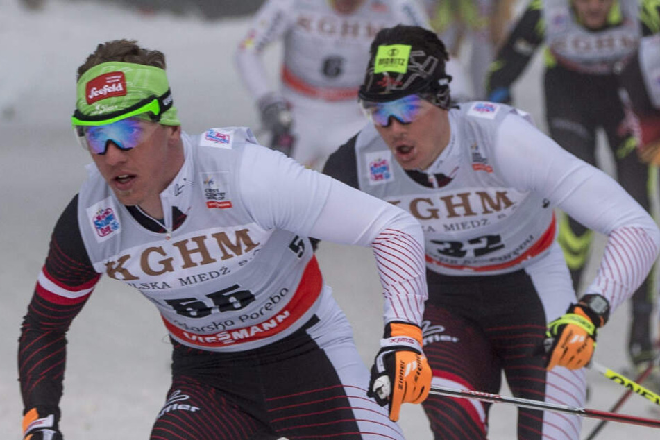 Max Hauke (re.) ist einer der erwischten Doper aus Seefeld.