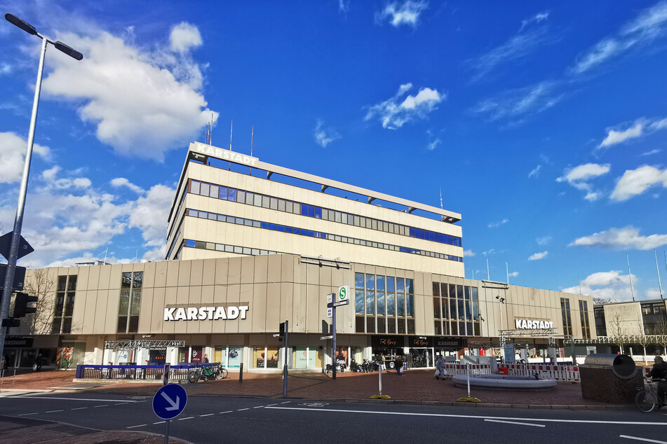 Der Standort von Galeria in Hamburg-Harburg ist einer von denen, die geschlossen werden sollen. Hier findet am Sonnabend die zentrale Kundgebung zum ganztäglichen Warnstreik statt.