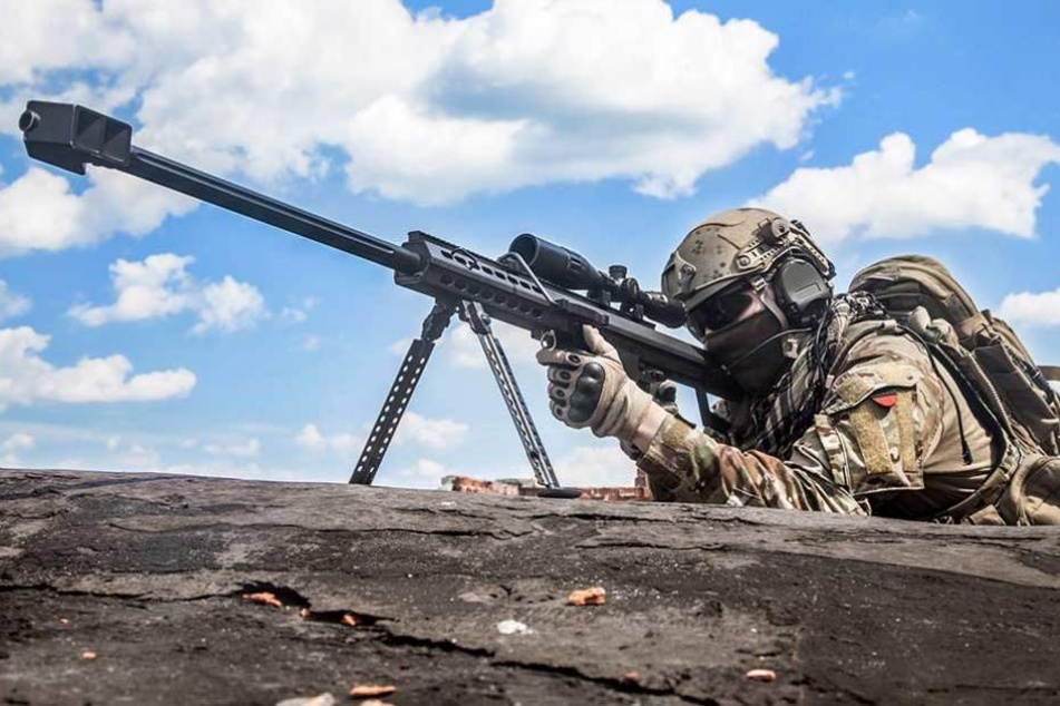 Ein Sniper im Einsatz, hier ein Ranger der US-Army. 