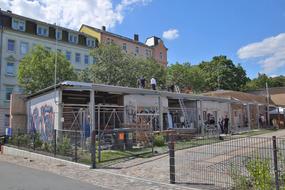 In dem neuen Park werden auch die Gebäude begrünt.