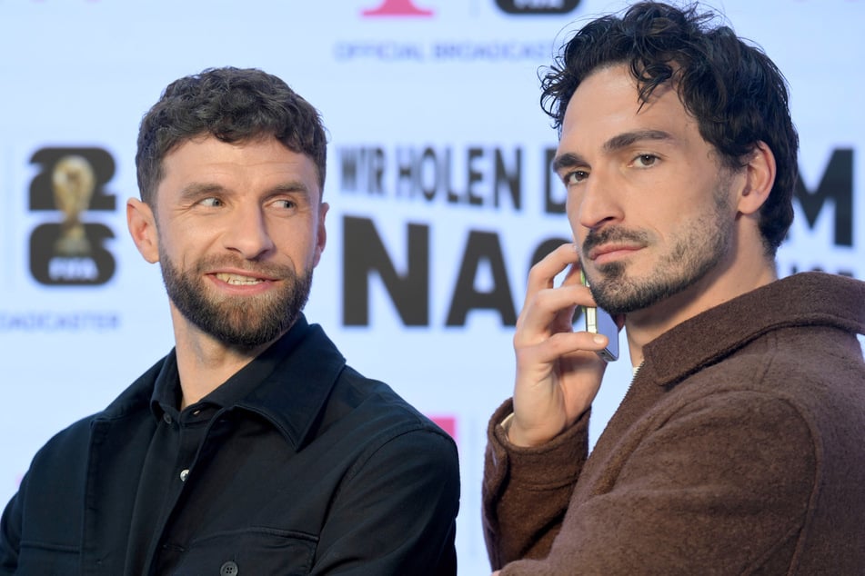 Thomas Müller (36, l.) und Mats Hummels (37) haben anscheinend einen portugiesischen Erstligisten im Visier.