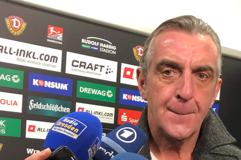 Sportgeschäftsführer Ralf Minge am Dienstag bei der Vorstellung von Heiko Scholz. Er wirkte angeknockt, die letzten Wochen haben Spuren hinterlassen.