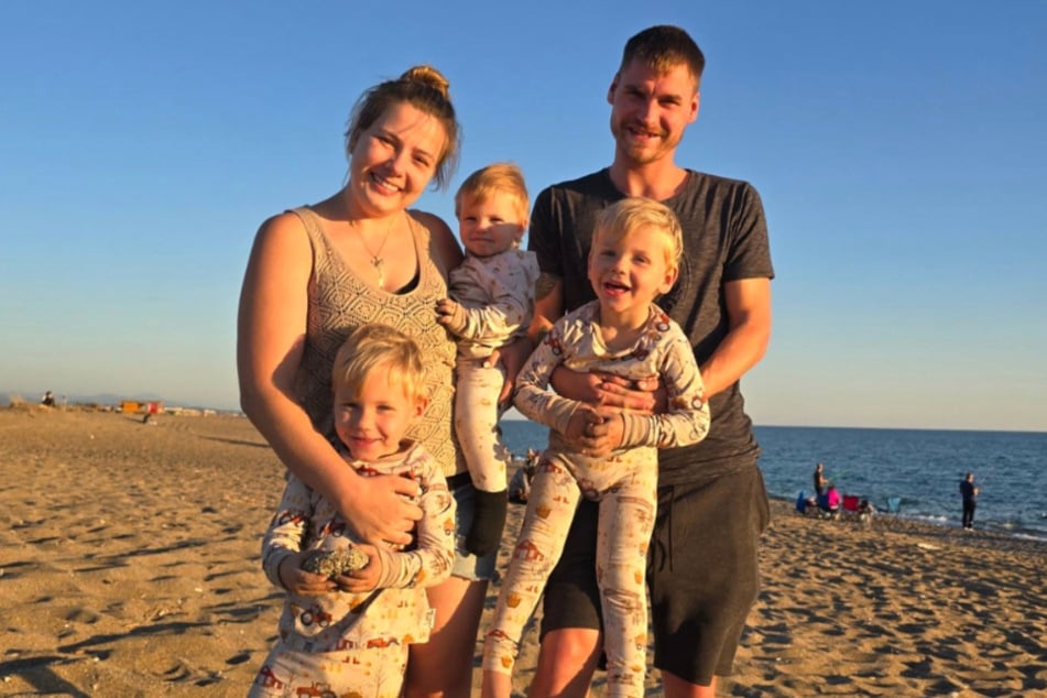 Ihre drei Kinder haben das Familienglück von Sarafina und Peter perfekt gemacht.
