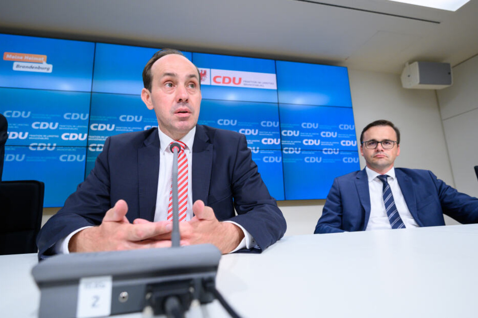 Der Alte und der Neue: Jan Redmann (r.) soll neuer CDU-Chef Brandenburgs werden. Demnach wird er Ingo Senftleben (l.) beerben.