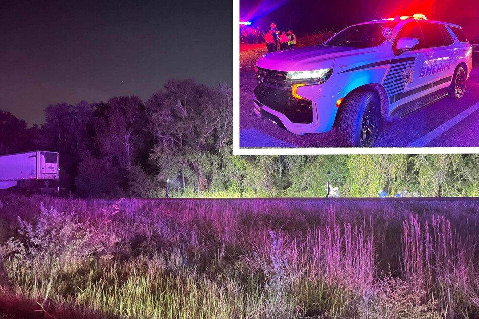 Sheriff Chad Chronister shared photos of the scene on Saturday night, where a train crashed into a car, killing two adults and three children.