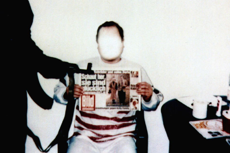 Das Foto von Jan Philipp Reemtsma schickten die Entführer als Lebenszeichen an die Angehörigen.