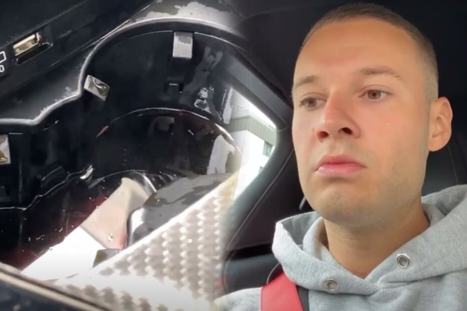 Die schwarze Brühe dampft im Becherhalter, Inscope ist sprachlos. (Montage)