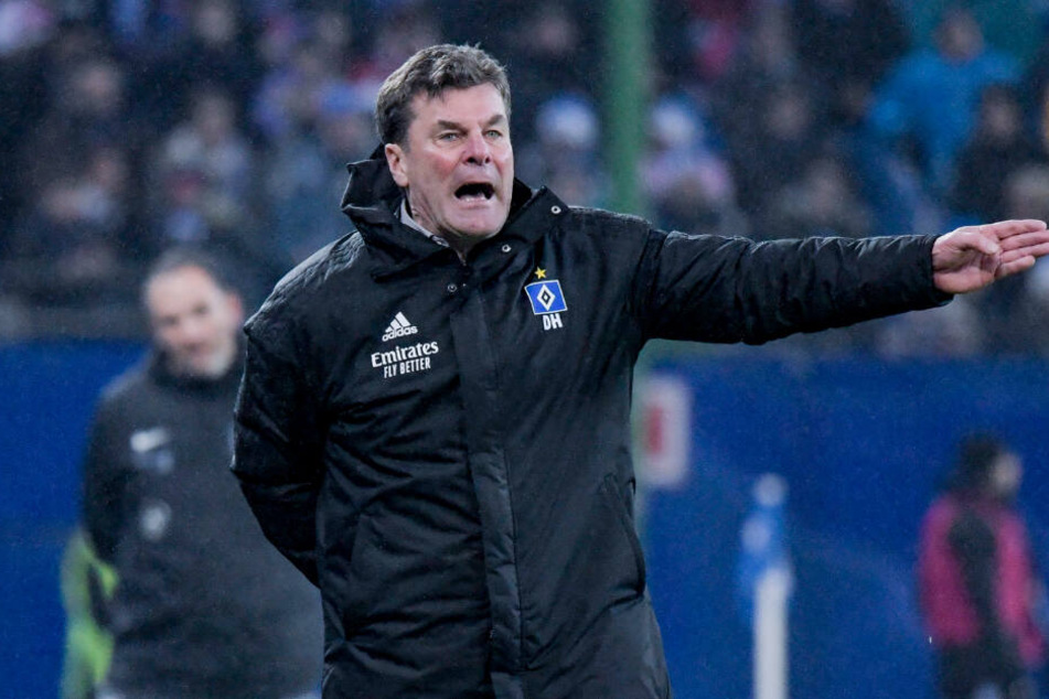 HSV-Trainer Dieter Hecking bewahrt die Ruhe.