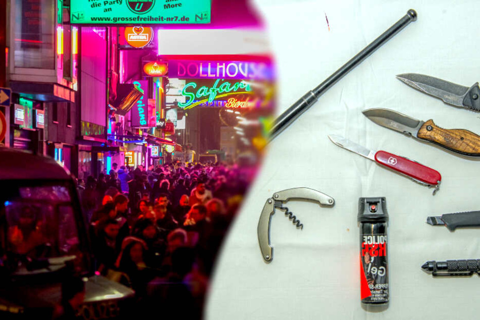 Riesen-Razzia an der Reeperbahn: 200 Beamte der Polizei im Großeinsatz