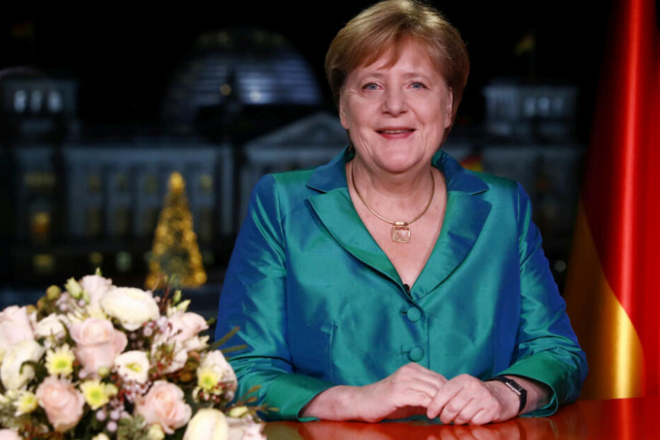 Angela Merkel bei der diesjährigen Neuejahrsansprache.