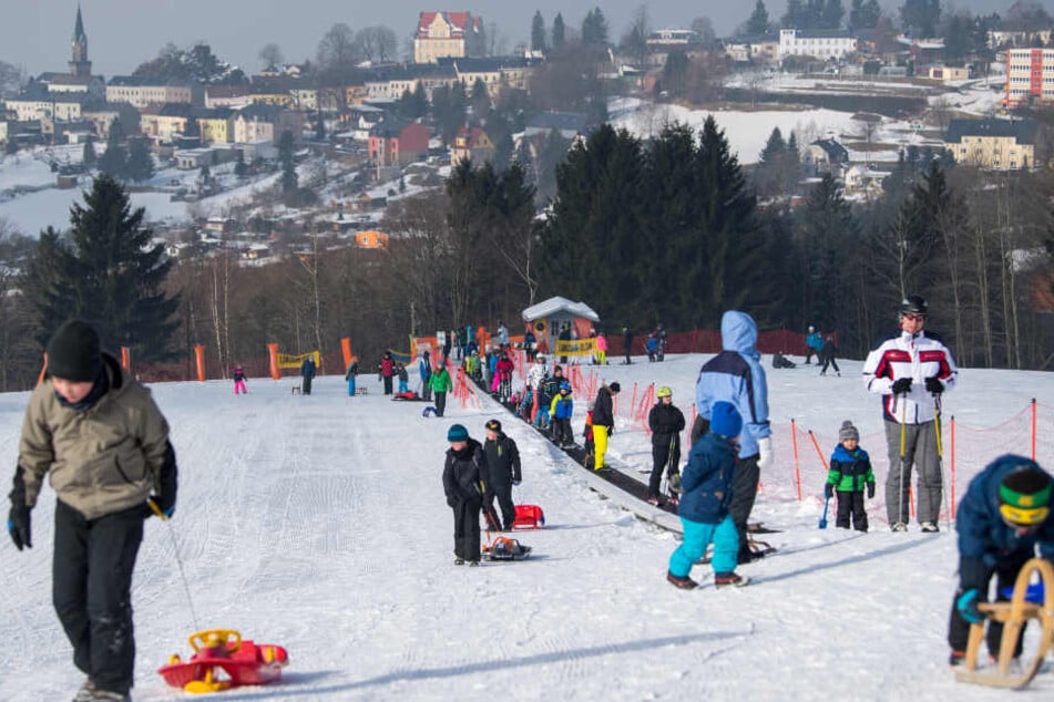 Die Ski- und Rodelbedingungen in Schöneck sind gut.