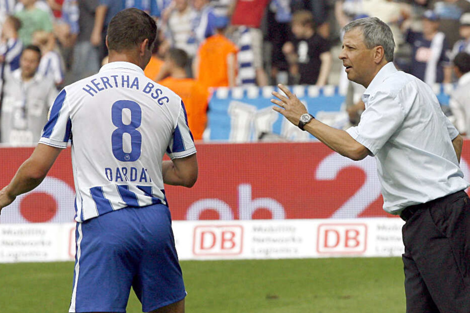 Chef und Lehrling? Pal Dardai spielte unter der Leitung von Trainer Lucien Favre für Hertha BSC. (2009)