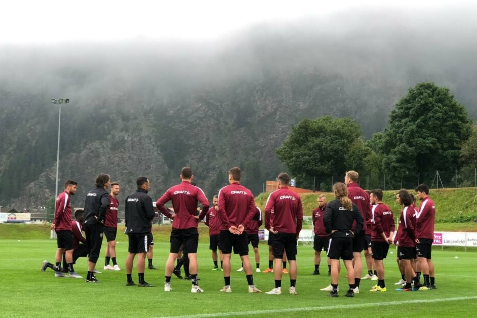 Cristian Fiel konnte am Dienstag fast alle Mann wieder im Training begrüßen.