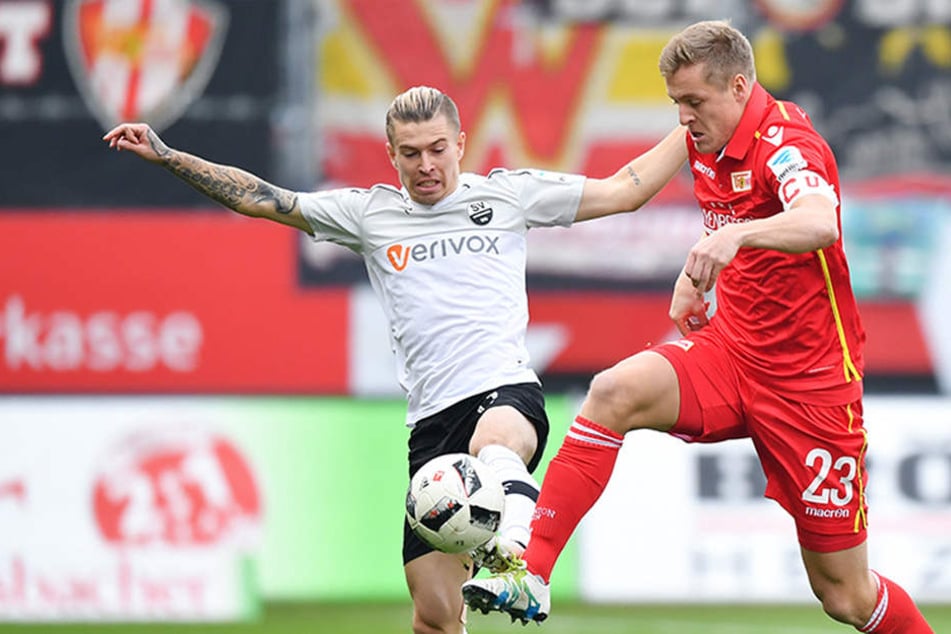 In der vergangenen Saison 2016/17 konnte Union in Sandhausen 1:0 gewinnen.