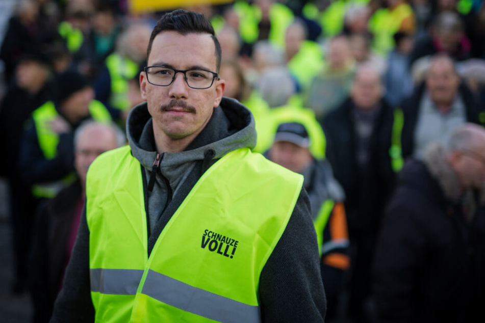 Joannis Sakkaros Ende Januar bei einer Demonstration gegen das Diesel-Fahrverbot.