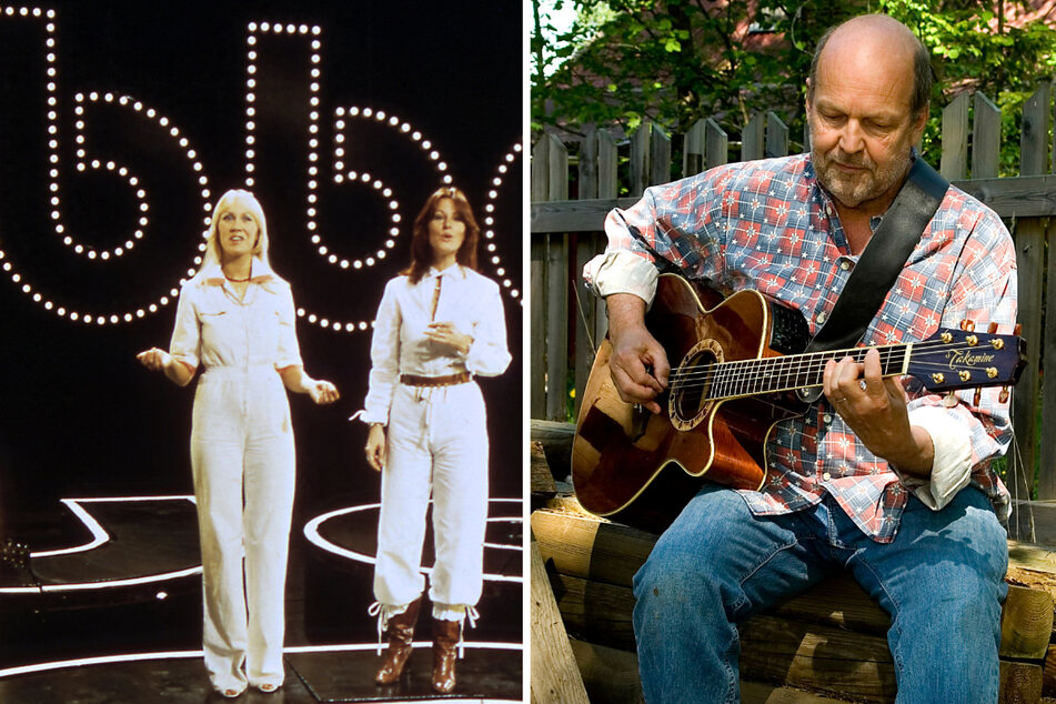 Lasse Wellander (r.), the long-time guitarist of the legendary Swedish pop band ABBA, has died at the age of 70.
