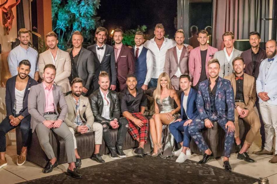 Die Bachelorette und ihre 20 Herzbuben.