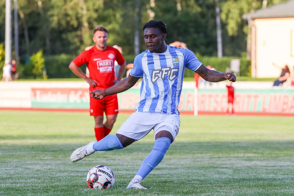 Stephan Mensah lieferte in dem Testspiel einen lupenreinen Hattrick ab.