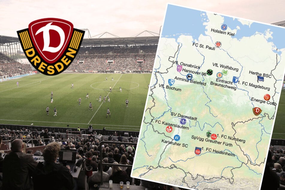 So viele Kilometer muss Dynamo in der neuen Zweitliga-Saison fahren