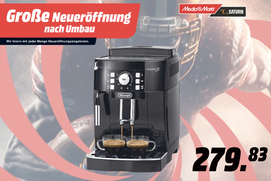 DeLonghi-Kaffeevollautomat für 279,83 Euro.