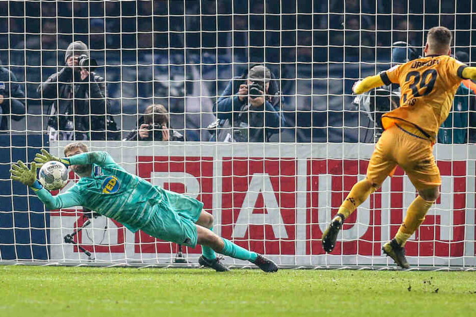 Beim DFB-Pokal gegen Dynamo Dresden wurde Kraft zum Matchwinner.