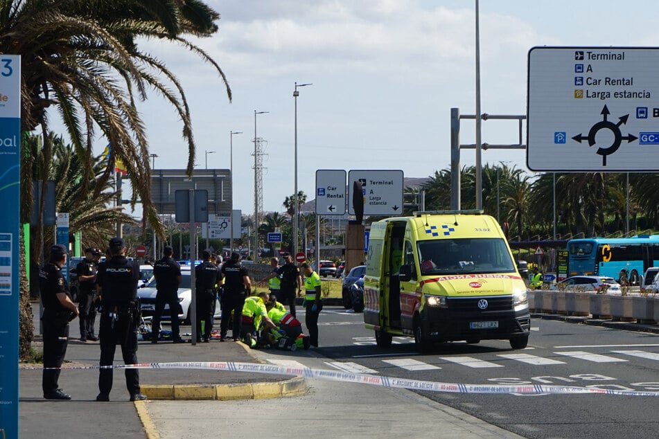 Am Flughafen auf Gran Canaria griff ein Mann mit einem Messer mehrere Menschen an.