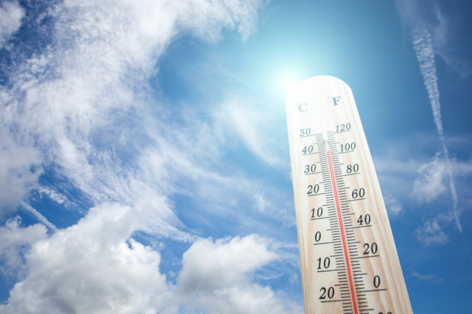 Bis auf 35 Grad kletterten die Thermometer am Mittwoch in Leipzig.
