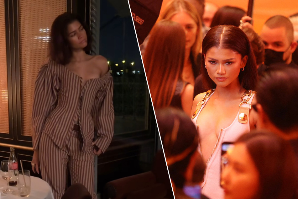 Zendaya's stylist, Law Roach, shared a new clip of the Euphoria star's final look from Paris Fashion Week via Instagram.