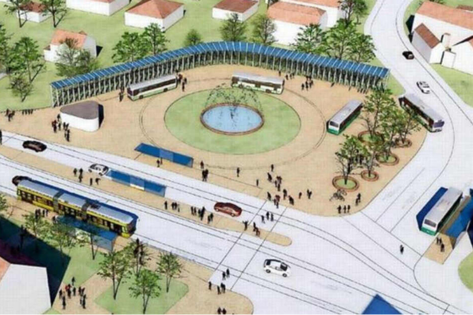 So stellt sich die Stadt in einem von mehreren Entwürfen die Umgestaltung vor. Beschlossen ist jedoch nichts.