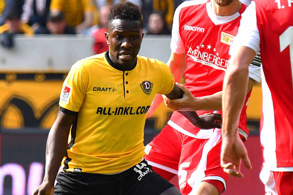 Beim letzten Dynamo-Heimspiel gegen den FC Union Berlin wurde Moussa Koné 20 Minuten vor Spielende eingewechselt.