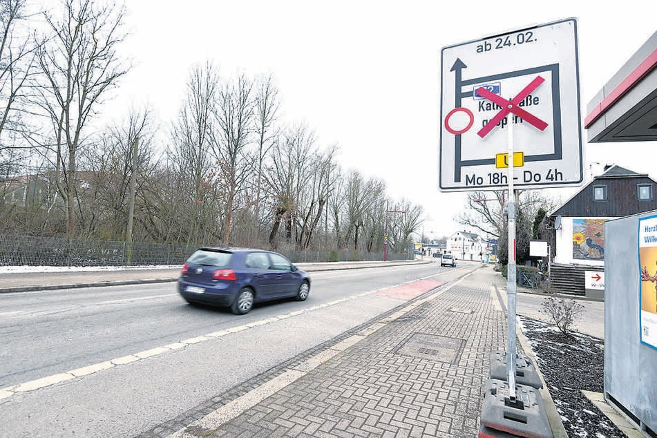 Ab Montag ist die Kalkstraße wieder dicht.