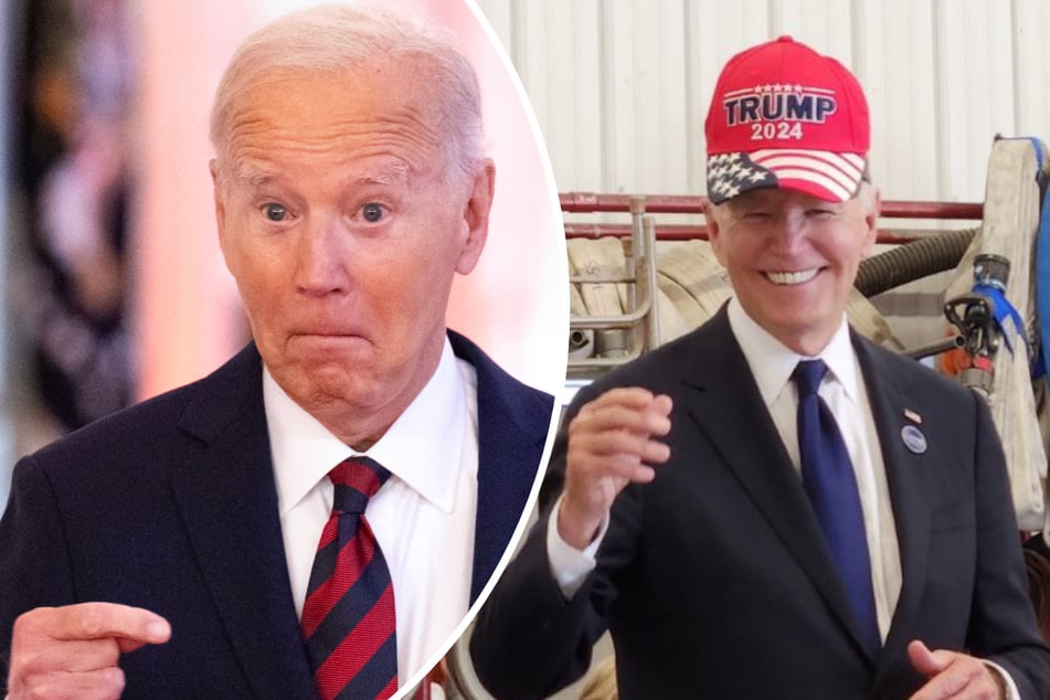 Biden sports "Trump 2024" hat in show of 9/11 anniversary "unity"