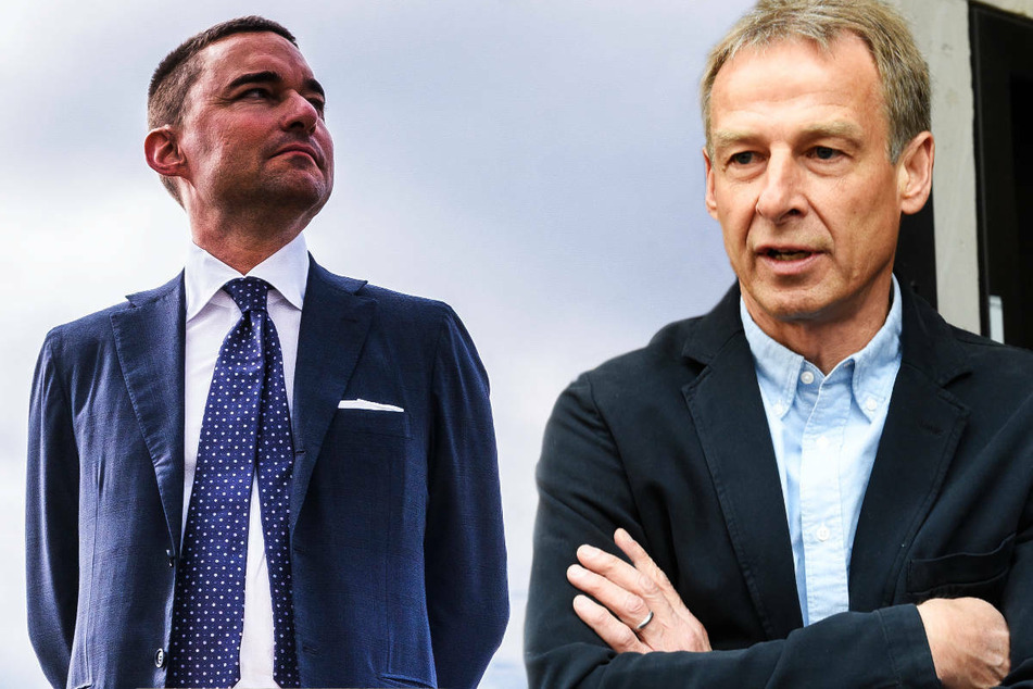 Investor Lars Windhorst (44, l.) sieht den Abgang Jürgen Klinsmanns (56) bei Hertha BSC weiterhin kritisch, räumt aber ein, dass der ehemalige Bundestrainer viele Impulse gegeben hat.