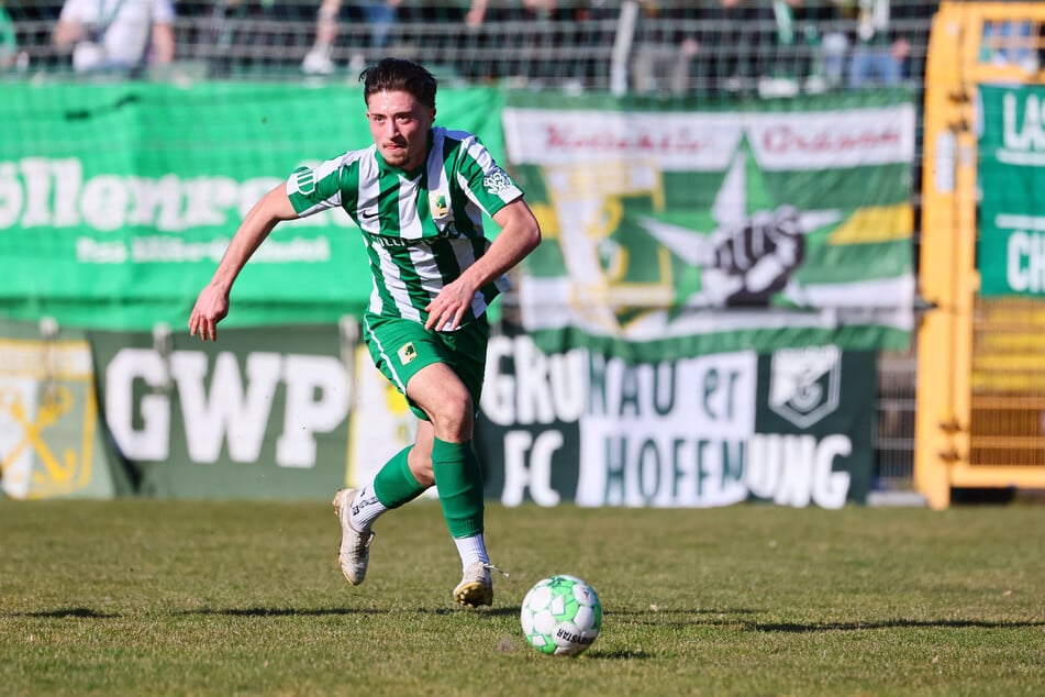 Valon Aliji (20) hängt sich auf dem Platz immer voll rein. Aus dem Mittelfeld der BSG Chemie Leipzig ist er momentan schlecht wegzudenken.