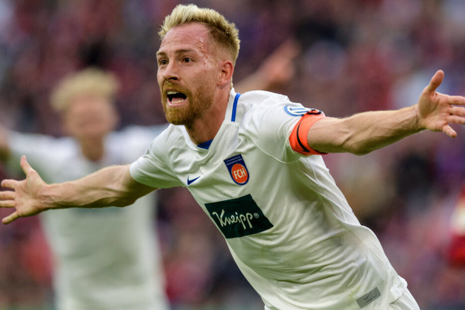 Marc Schnatterer konnte für den 1. FC Heidenheim in München ein Tor erzielen.