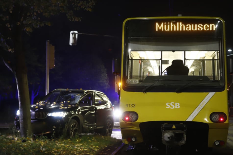 Die Stadtbahn ist auf dem Weg in Richtung Mühlhausen gewesen.