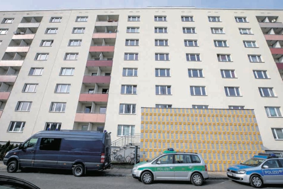 Im dritten Stockwerk dieses Hochhauses wurde die Leiche entdeckt.