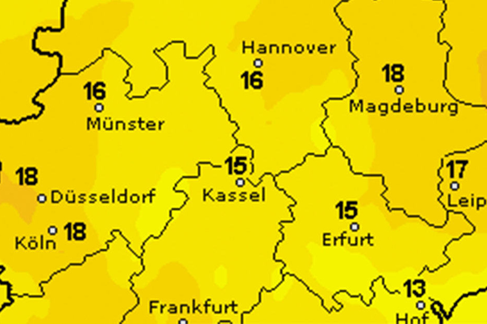 Die Temperaturen kühlen sich bis zum Mittwoch ordentlich ab.