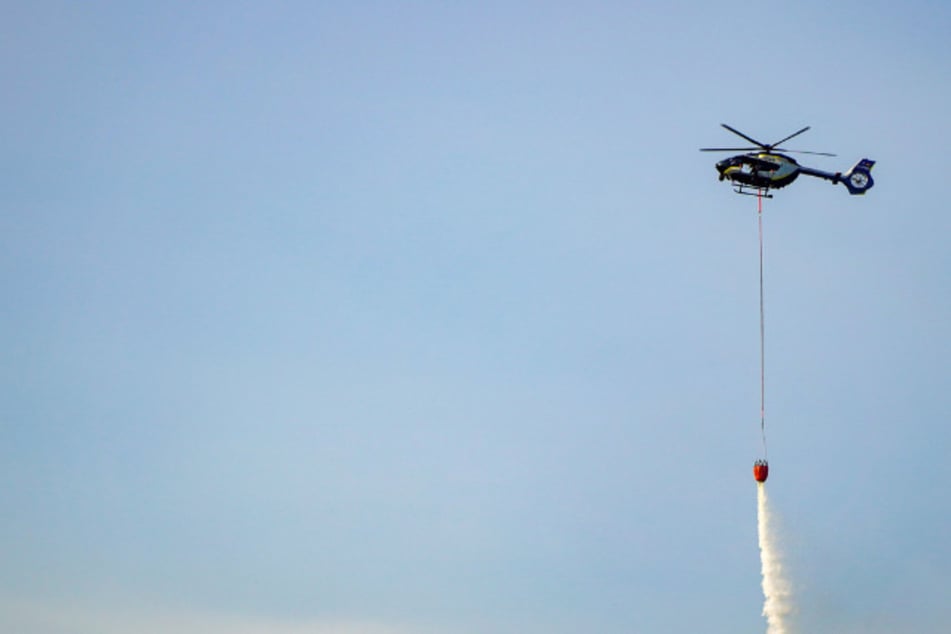 Traktor geht in Flammen auf: Waldbrand breitet sich rasant aus
