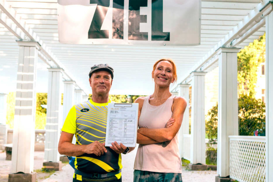 Christian Berkel und Andrea Sawatzki (v.l.) stellen bald ihre sportlichen Qualitäten, aber vor allem auch ihre Team- und Beziehungsfähigkeit unter Beweis.