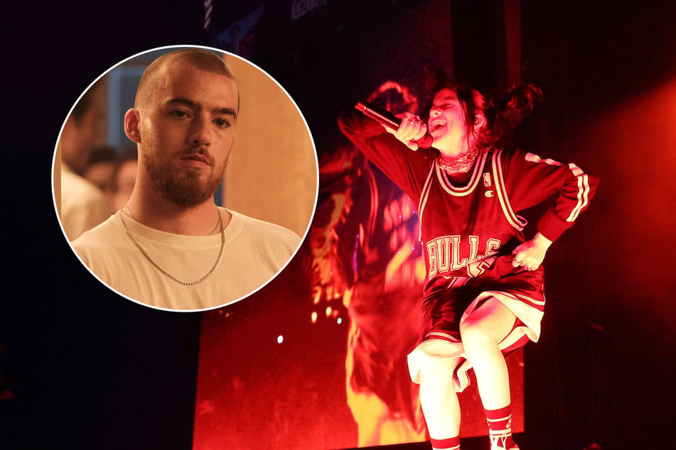Billie Eilish (r.) honored Angus Cloud after his tragic death with a performance from the Euphoria soundtrack at Lollapalooza.