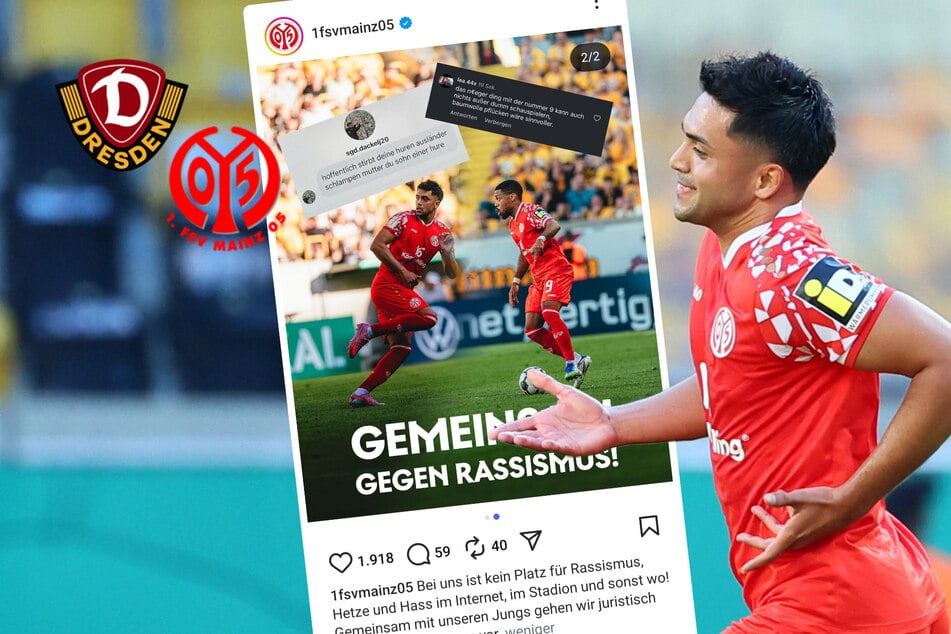 Nach Pokal-Sieg gegen Dynamo: Üble rassistische Beleidigungen gegen Mainz-Profis