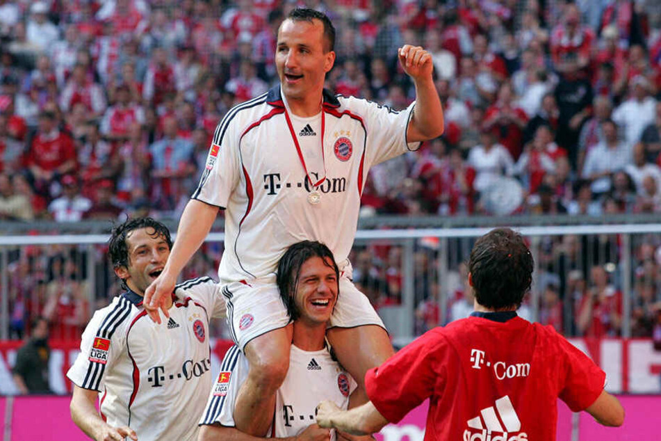 Siegerpose: Mit den Bayern feierte Jeremies 2006 die Meisterschaft.