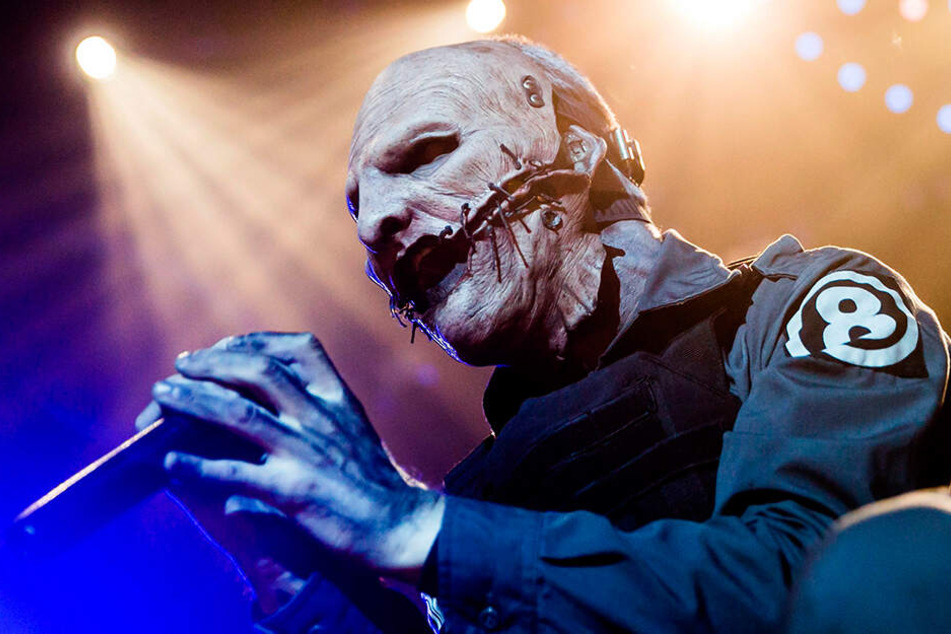 Corey Taylor in seiner bekannten "Arbeitskleidung".