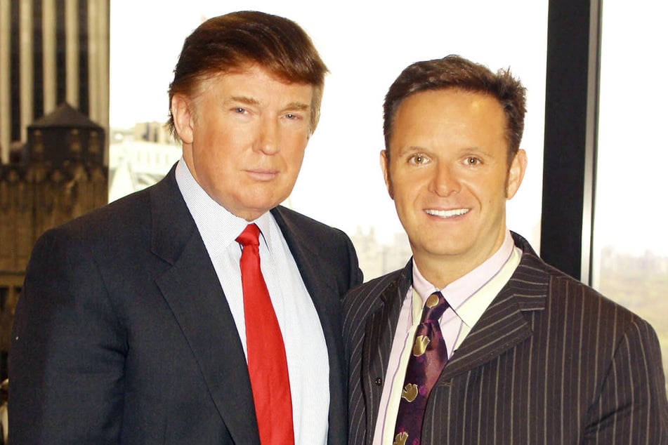 Throughout The Apprentice's time on the air, Mark Burnett (r.) and Donald Trump developed a close relationship.