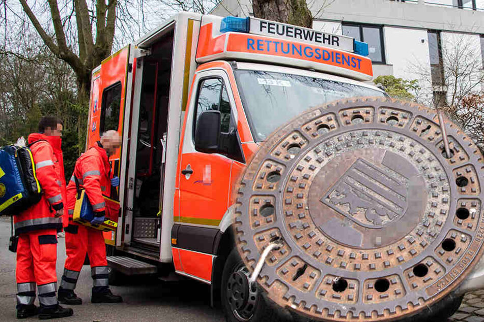Der Rettungswagen parkte in der Straße Neue
Fahrt, als es zu der Attacke kam (Symbolbild).