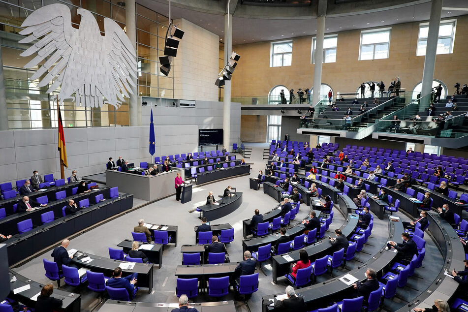 Die Bundeskanzlerin sprach am Donnerstagvormittag vor dem deutschen Bundestag.