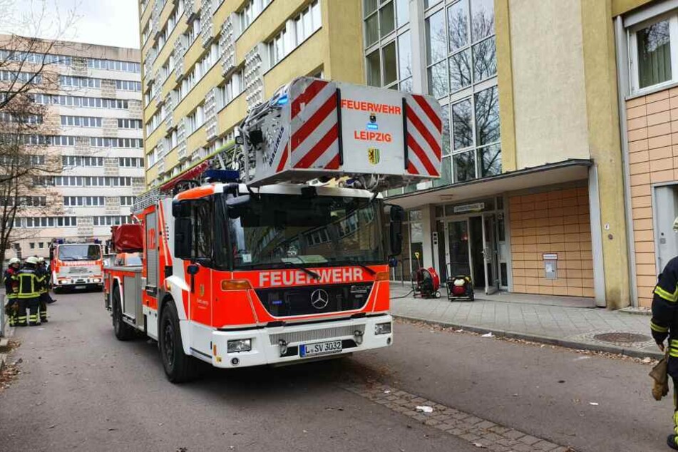 In einem Haus an der Gerberstraße in Leipzig kam es am Samstag zu einem Küchenbrand.