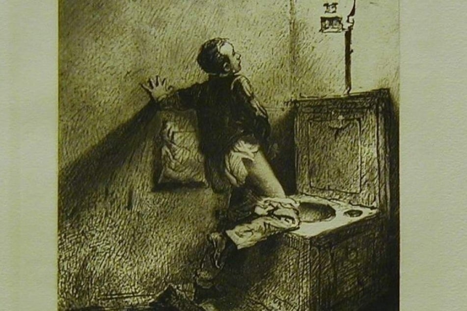 Michael von Zichy : Onanie (1911, Ausschnitt)